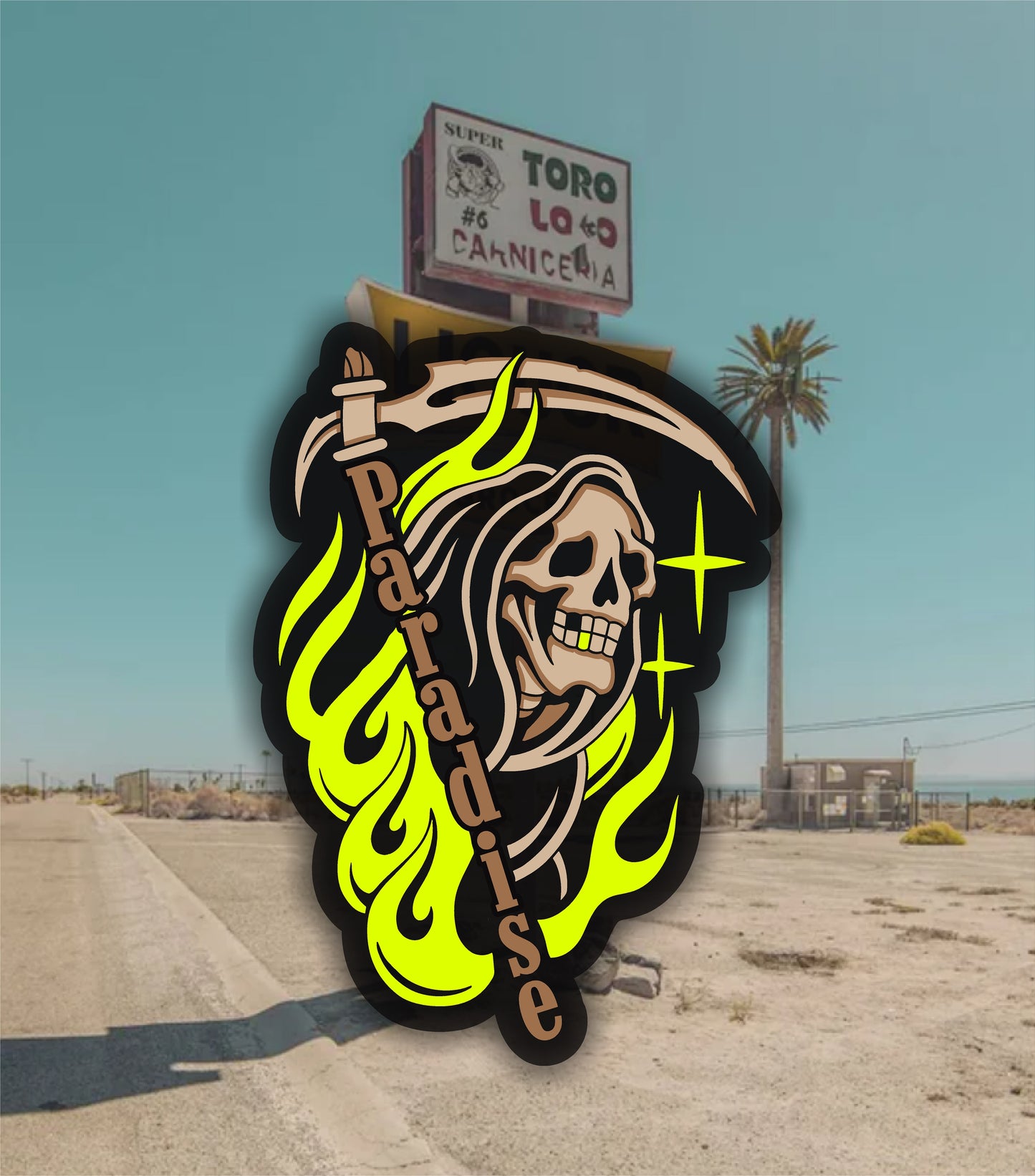 Grim Reaper Sticker