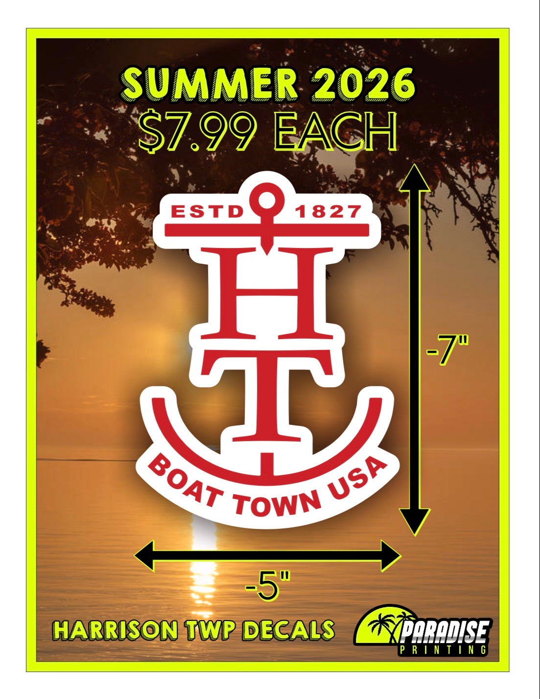 Harrison Twp Decals