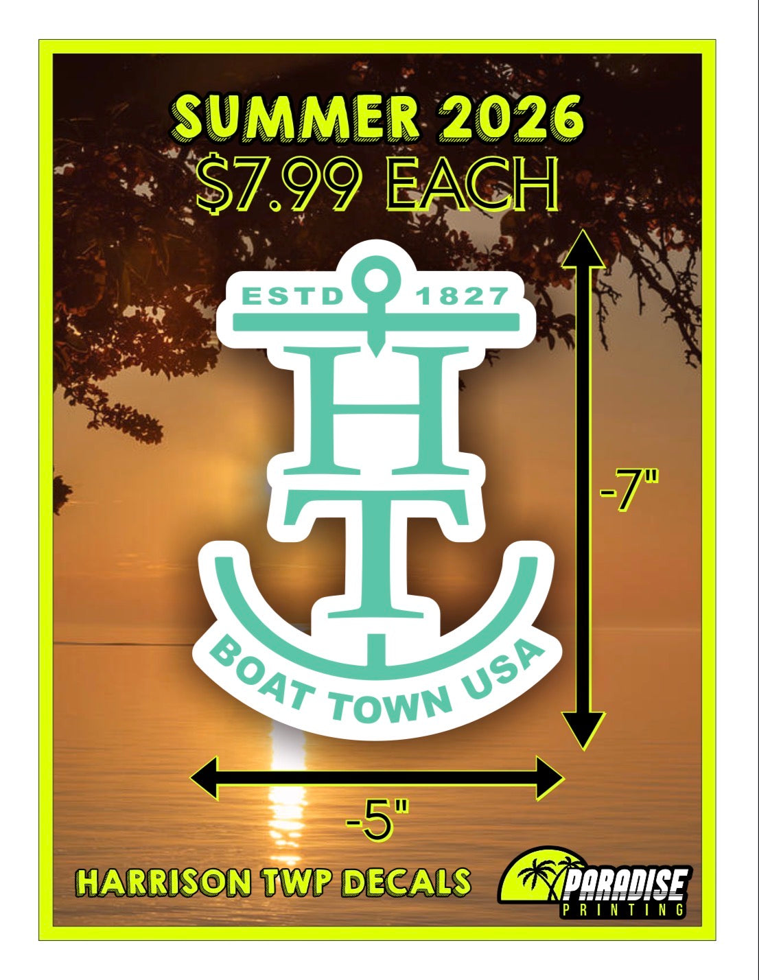 Harrison Twp Decals