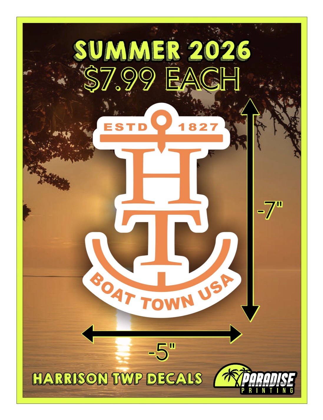 Harrison Twp Decals