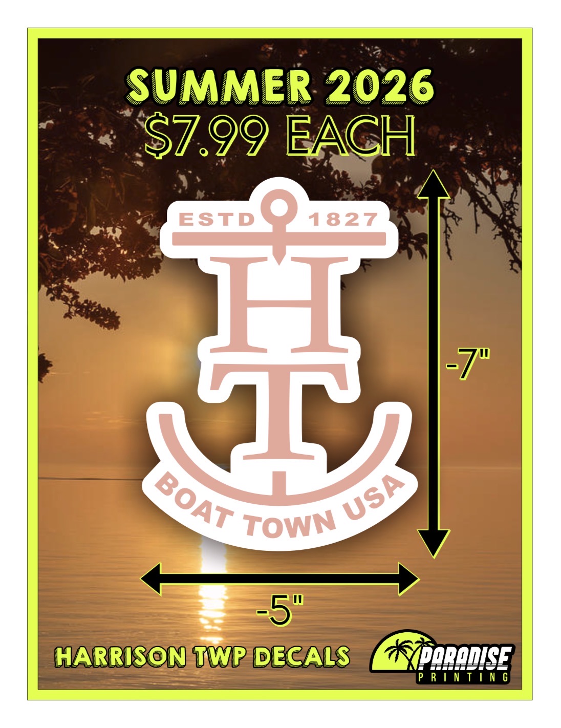 Harrison Twp Decals