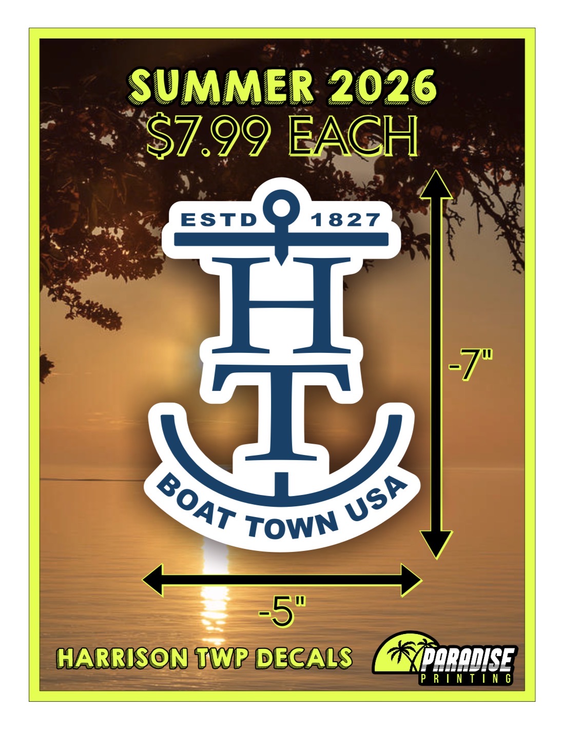 Harrison Twp Decals